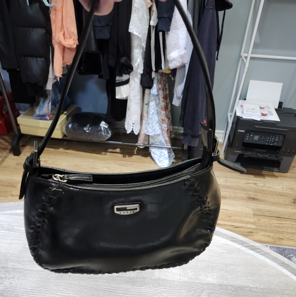 Guess Vintage Leather Shoulder Bag